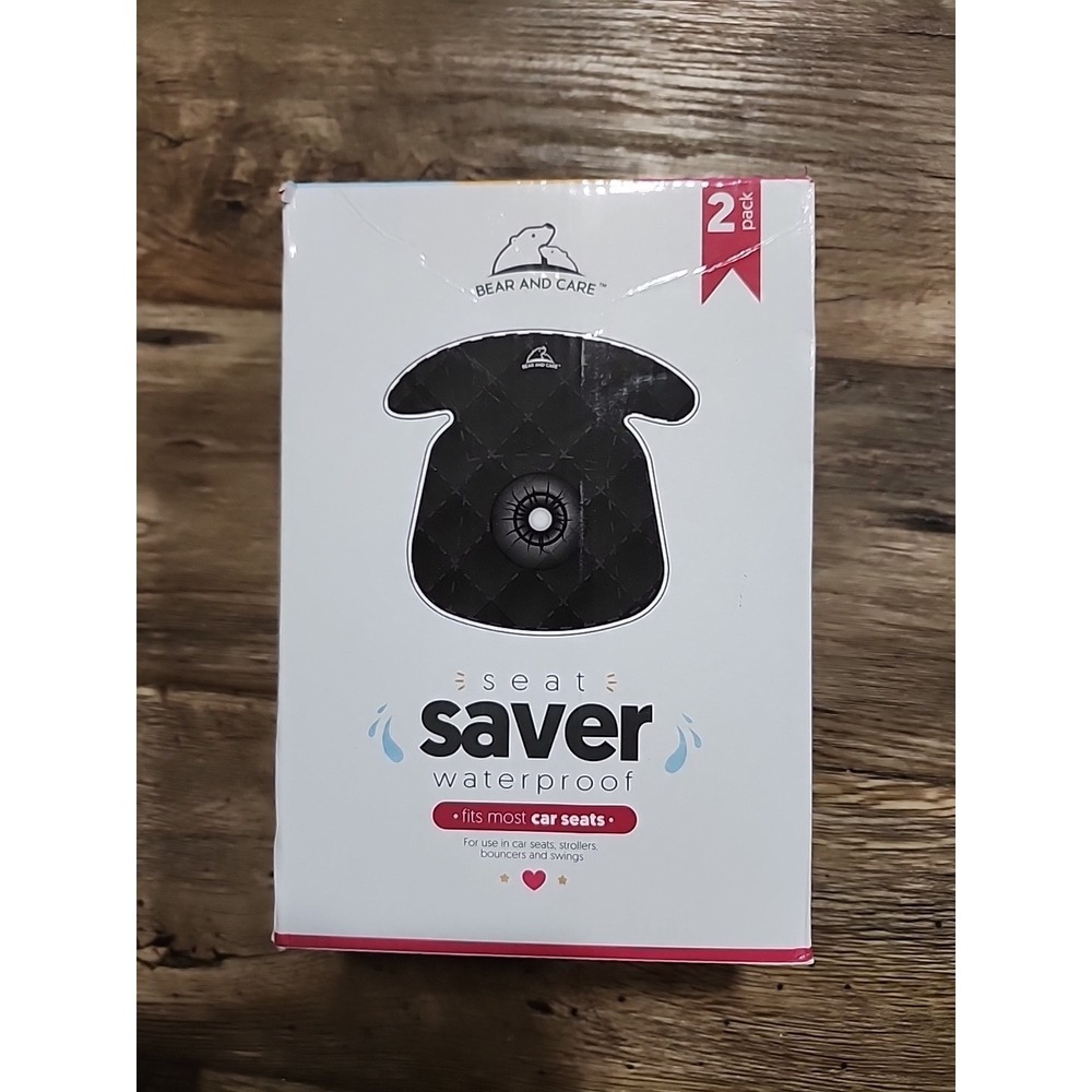 Bear and Care Waterproof Car Seat Saver Protect Against Spills Accidents 2 Pack
